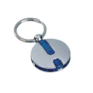 LED Keychain with Plastic Keyring and TorchNew