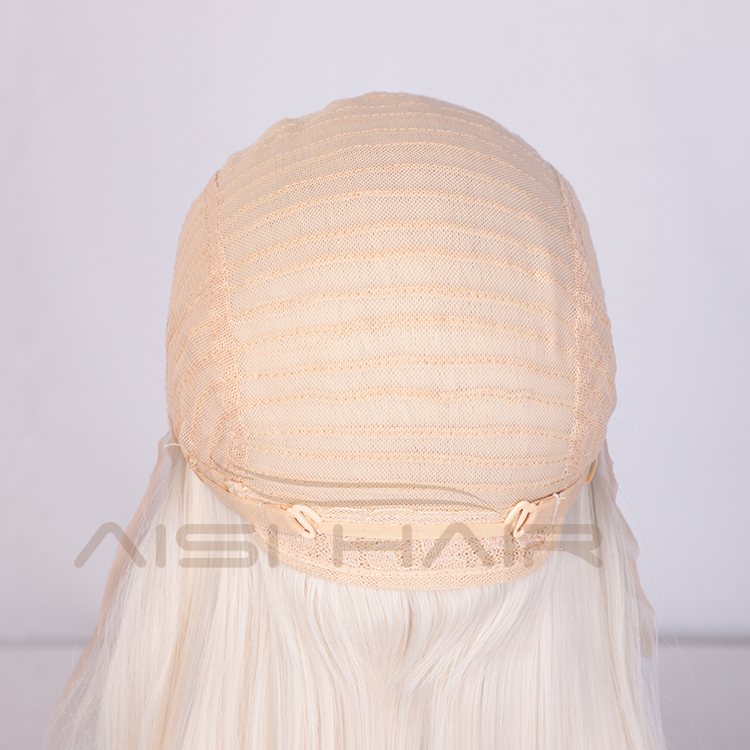 Aisi Hair Popular Hot Selling Long Silver Wig Long Silky Straight Swiss Lace Wigs Synthetic Lace Front Wigs For Black Women