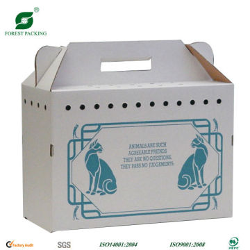 LIVE PET CARRIER CARTON BOX