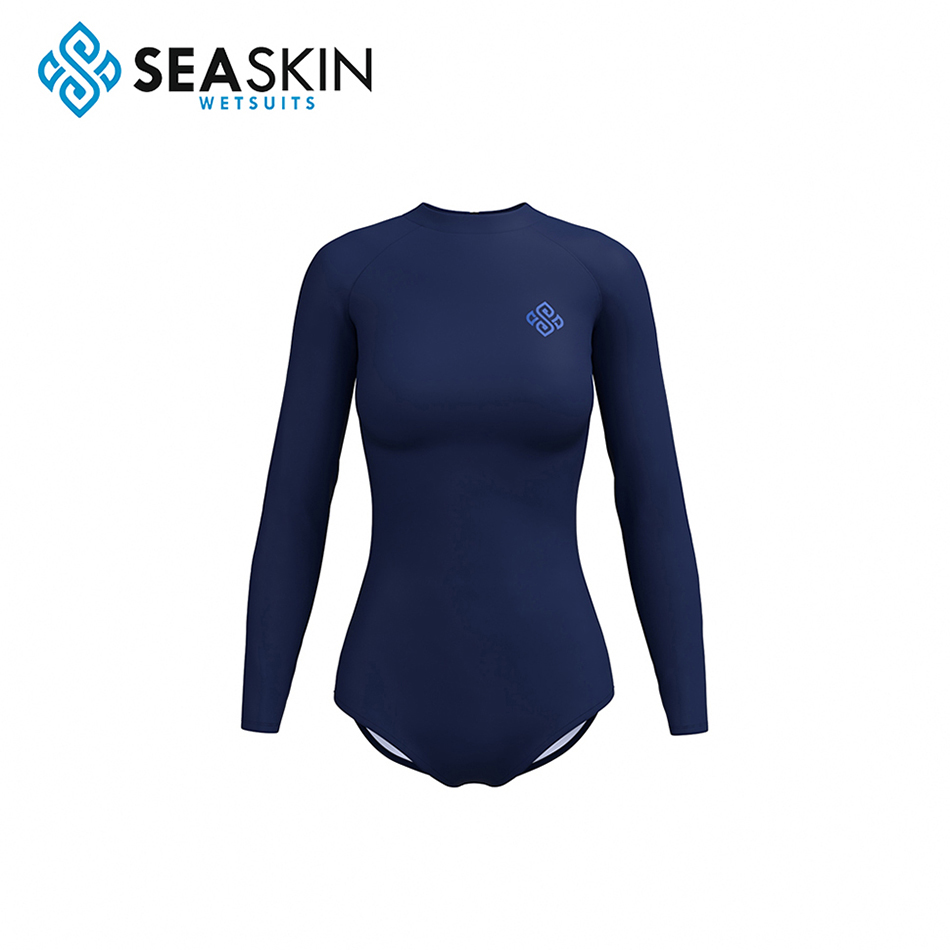 Seaskin bayan özelleştirilebilir uzun kollu bikini wetsuit