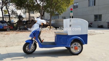 China supply Electric Three Wheel Garbage Collection Bike