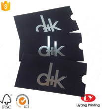 Black Snall Paper Envelope Gift Card Holder