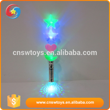 Various shapes magic flashing stick led toys for kids