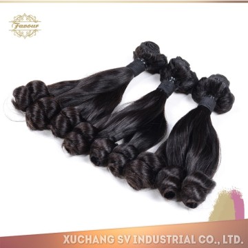 7A Grade Aunty Funmi Hair Dreaming Funmi Hair Peruvian Funmi Virgin Hair Weaves Tip Bouncy Curls 100% Human Hair Weaves