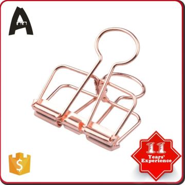 Wholesale factory supply gold wire binder clip
