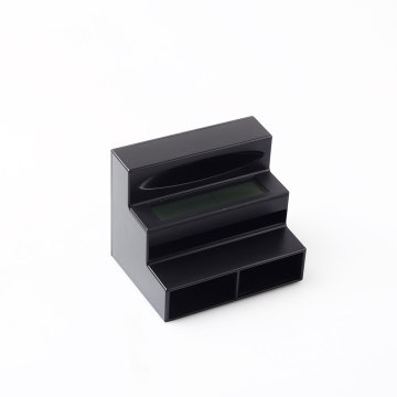 Pen Holder Alarm Clock with Business Card Folder