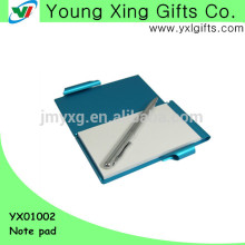 Metal cover memo pad