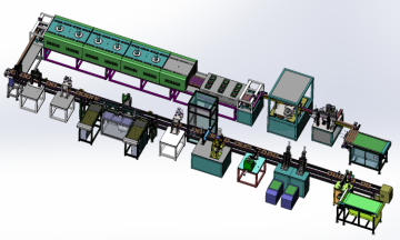 DC variable freqency compressor rotor production line