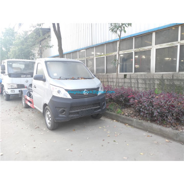 Changan 4x2 mini truk sampah pemuatan belakang