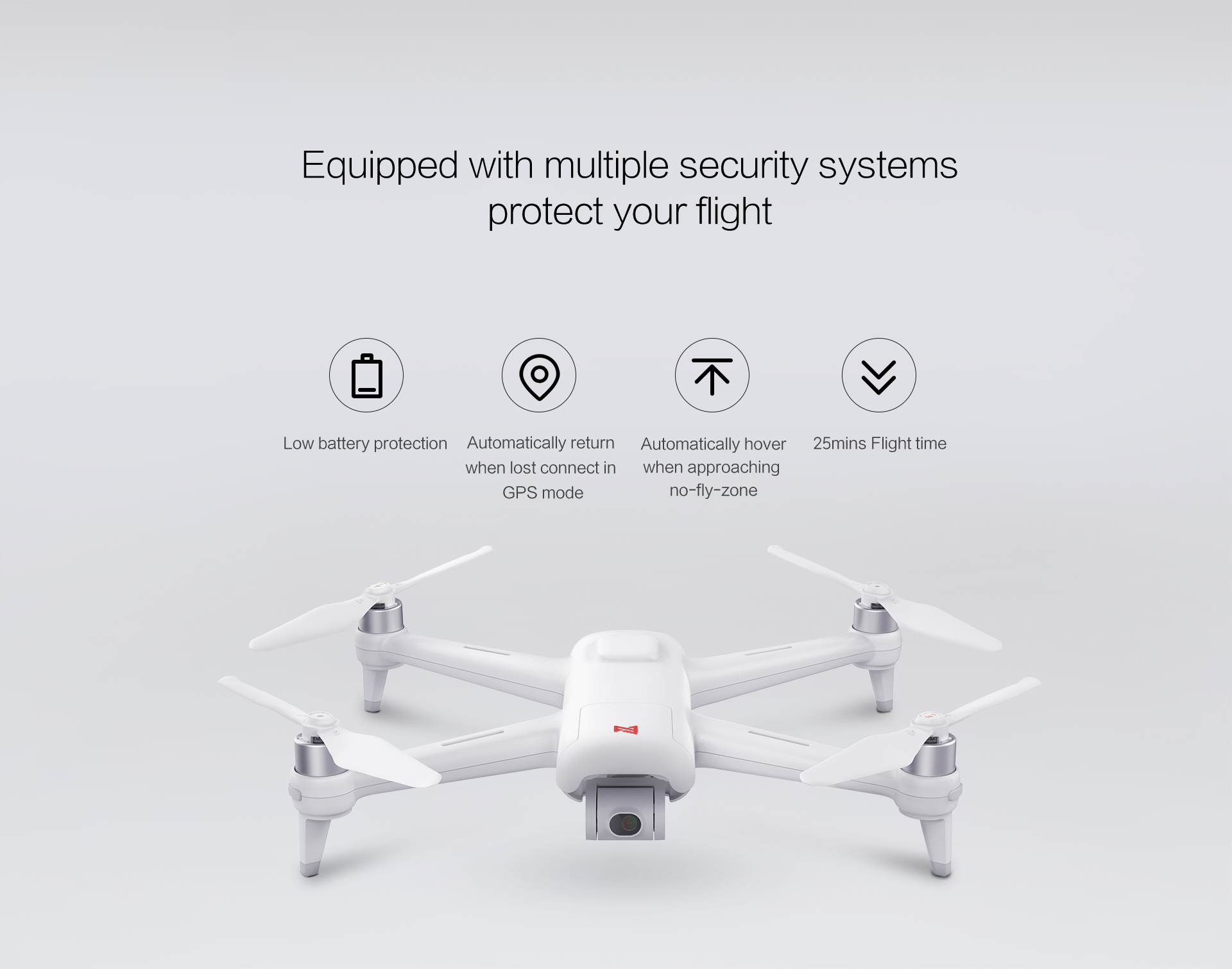 Original Xiaomi FIMI A3 5.8G 1KM FPV Professional RC Drone With 2-Axis Gimbal HD 1080P Camera GPS