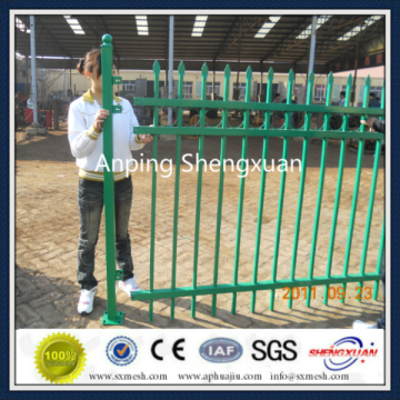 steel tubular fence / pipe steel fence / palisade fence