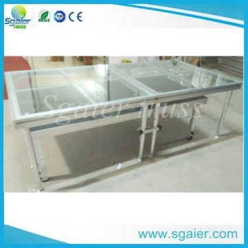 acrylic stage/swimming pool acrylic stage/swimming pool acrylic transparent stage