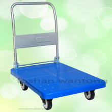 Handle Foldable Platform Trolley For Warehouse