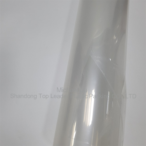 Transparent APET sheet roll with one side treatment