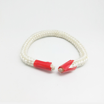 heat resistant white glass fiber round rope