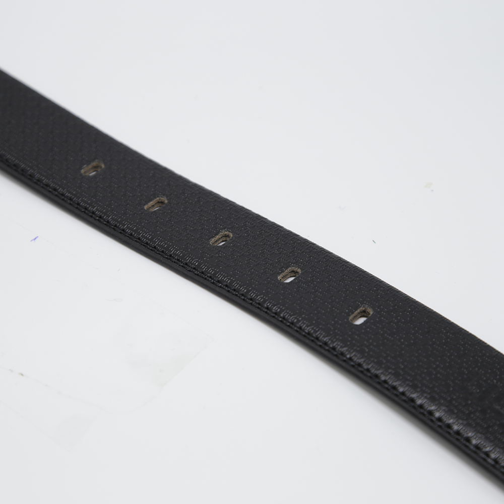 Ceinture noire en cuir à ceinture noire