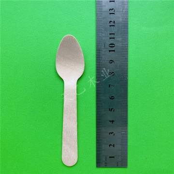 Disposable wooden cultery wooden spoons teaspoons 110mm