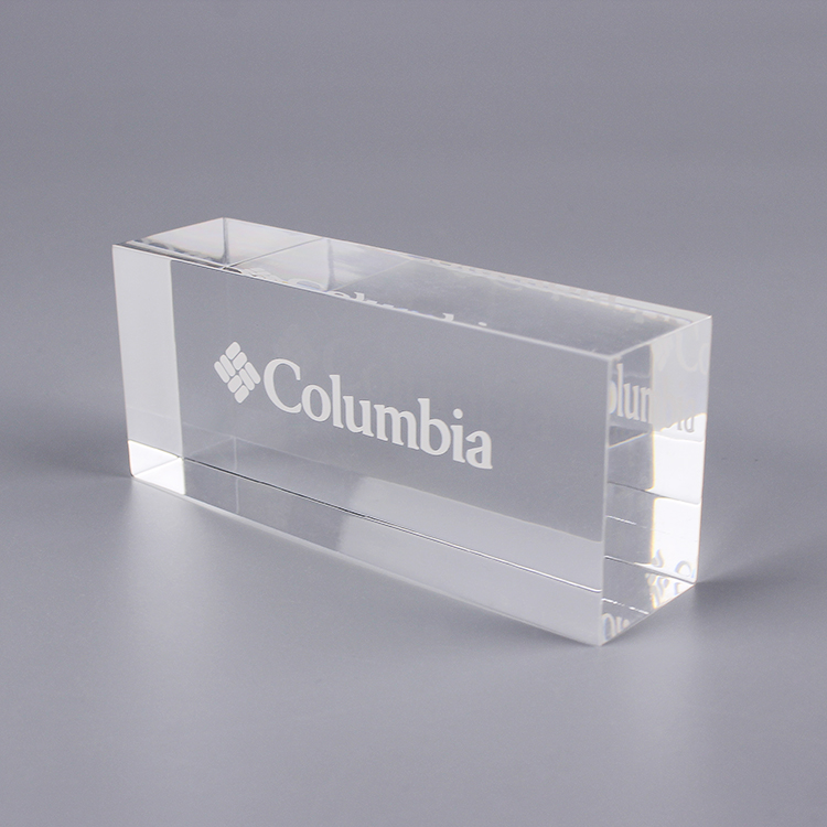 Custom Solid Clear Acrylic Display Blocks