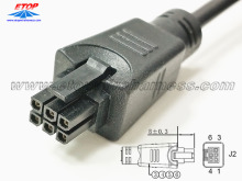 overmolded micro-fit 3.0 6pin connector