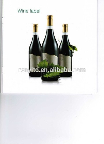 Custom Paper Label Sticker vinyl label Bottle round packaging sticker