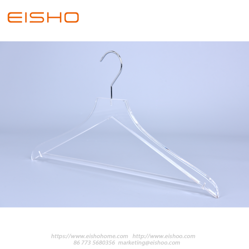 Transparent Acrylic Suits Hanger With Bar