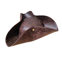 Halloween Skull Hat Unisex Pirate Hat with Leather Buckle