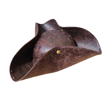 Halloween Skull Hat Unisex Pirate Hat with Leather Buckle