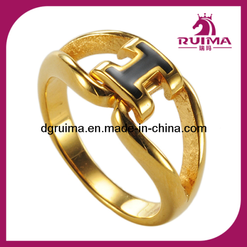 Fashion Jewelry Lord of The Rings Tungsten Ring, Gold Plated Lord of The Rings Jewelry (SR286)