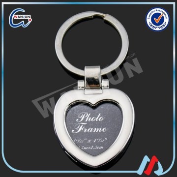 Heart Shaped Photo Keychain