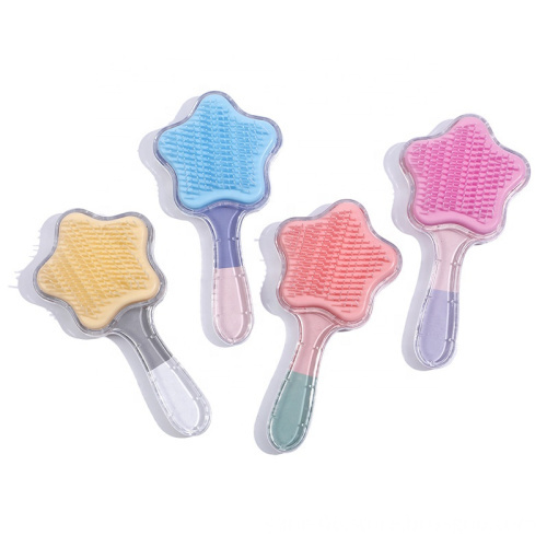 Transparent Cartoon Hair Comb for Smooth Hair and Skin Massage