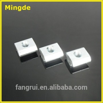 Zinc plated T slot nut, Aluminum profile T slot nut, slot 10 T slot nut