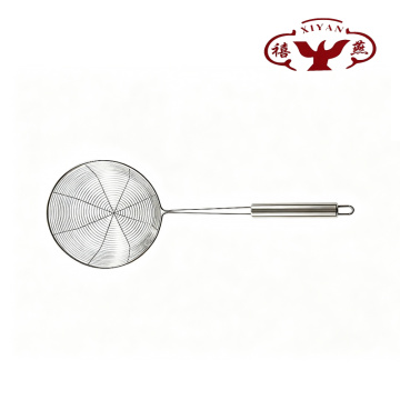 Professional Large Handle Flat Bottom Colander for Kitchen