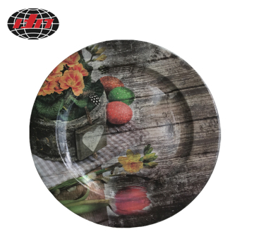 Easter Printing Plastic Charger Plate