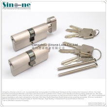 SINONE PC01 Brass Euro Double Cylinder Lock/euro profile cylinder lock/EN1303:2005