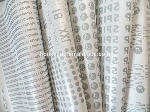 Elastic reflective film for garment, heat transfer reflective printing on clothes