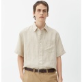 Men's Cotton Linen Shirt Top