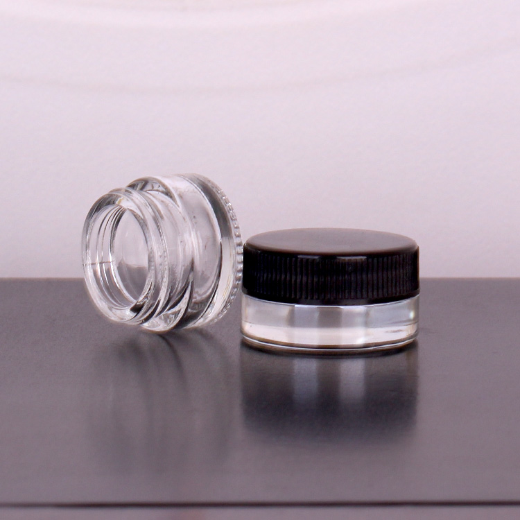 Wholesale 30ml 50ml 100ml empty cosmetic containers cosmetic glasscream jar