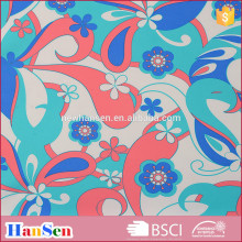 Weft knitted full dulL nyln spandex printed fabric for sportswear