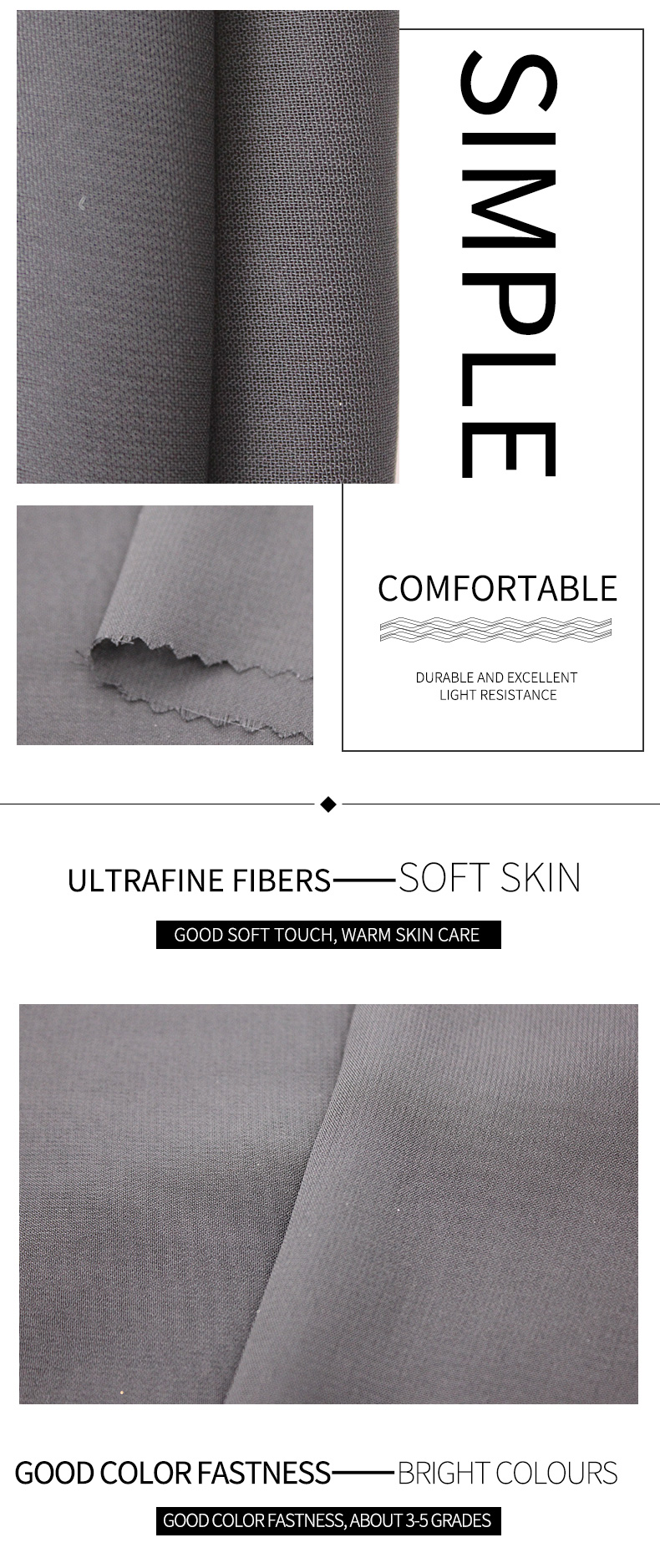 100% polyester chiffon fabric for garment