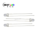 3 mm de diodes à LED blanches claires plates transparentes