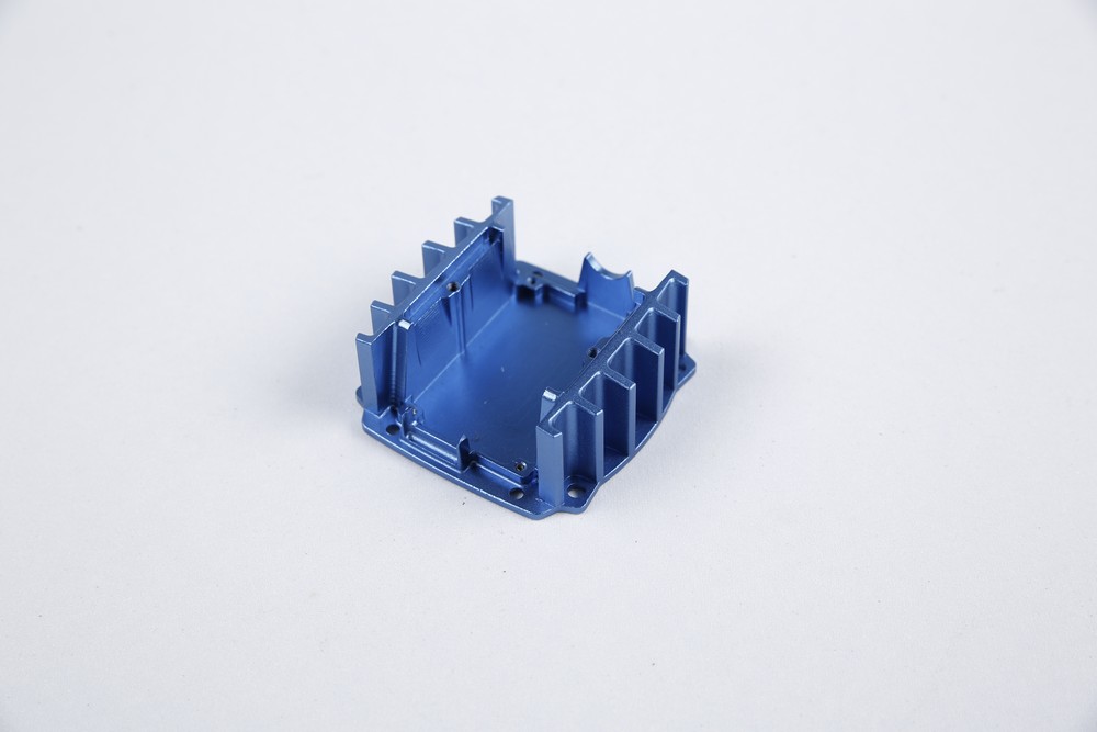 CNC Milling Housing With Blue Anodize