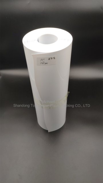 0.65mm white opaque rigid PVC sheet building materials