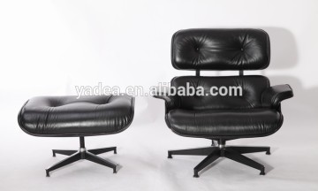Hot selling replica emes lounge chair paint black walnut wood emes lounge