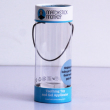 Customized paper tube gift box with PVC window