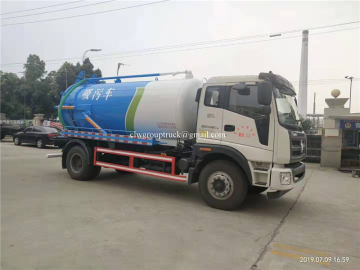 Foton 10m3 Vacuum Sewage Suction Truck