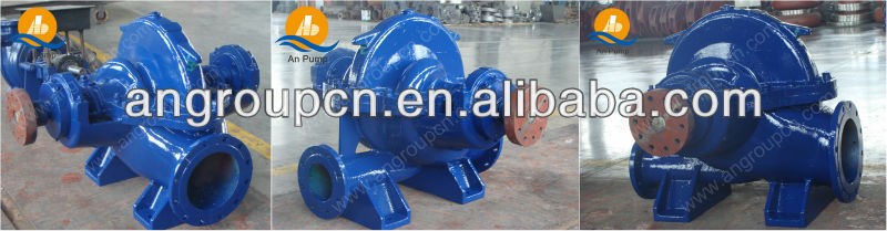 Double Suction Dewatering and agricultural irrigation diesel engine water pump