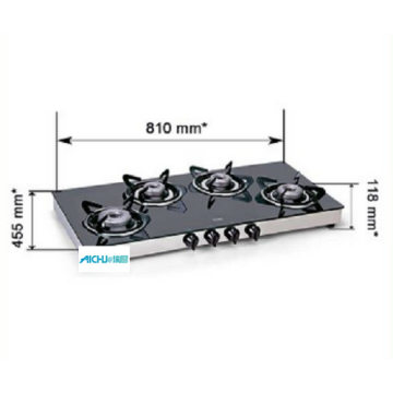 4 Alloy Burners LPG Gas Stove