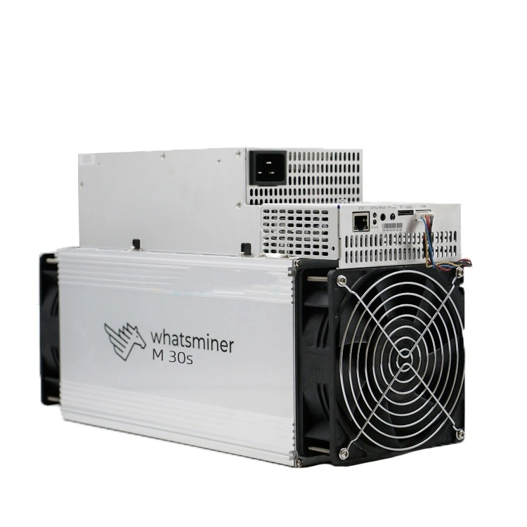 New Microbt M30s+ 100t 112t 34W M30s 90t Whatsminer Sha256 Bitcoin Asic Miner with PSU