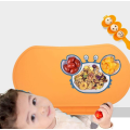 Benzersiz Yükseltilmiş Kenarlar Tasarım Silikon Bebek Placemat