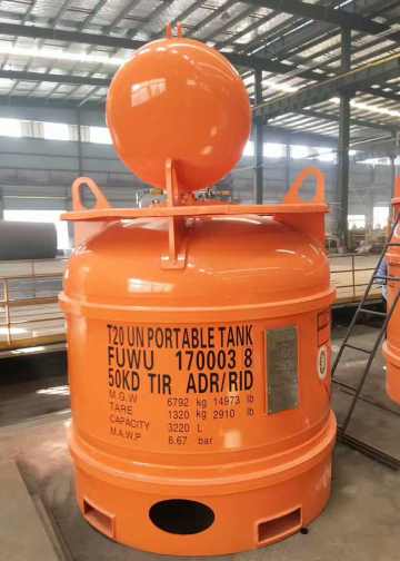 3200 liters titanium tetrachloride portable tank